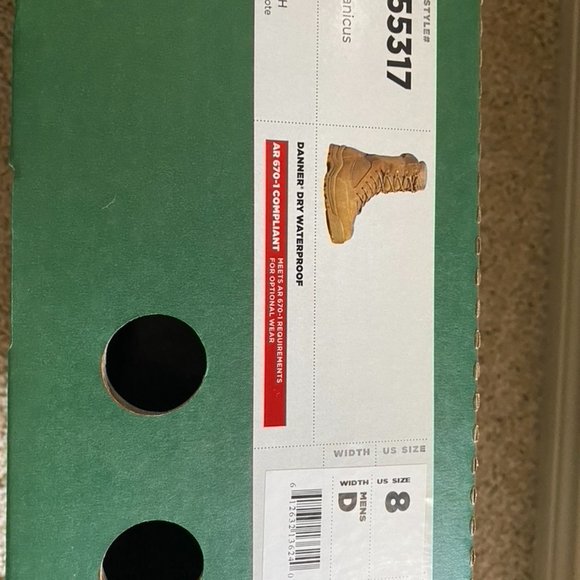 Danners Tanicus Dry Coyote Brown Size 8 - Picture 2 of 4